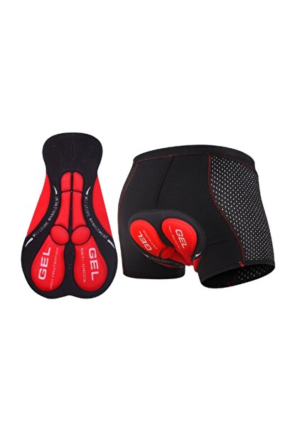 Choice17 XL red A Cycling Briefs Men's Thickened Silicone/sponge Cycling Pant...