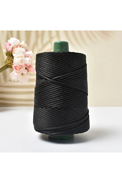 Choice Black 3mm Crocheting light weight Rope cool Hollow yarn to crochet Sum...