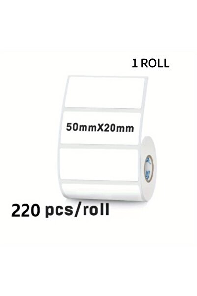 choice2 50mmX20mm 50mm Width Thermal Label Sticker White Self-Adhesive Label ...