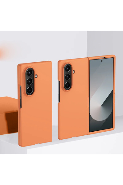 Choice Galaxy Z Fold3 5G Orange Phone Case for Z Fold 7 6 5 3 4 ZFold7 Protec...