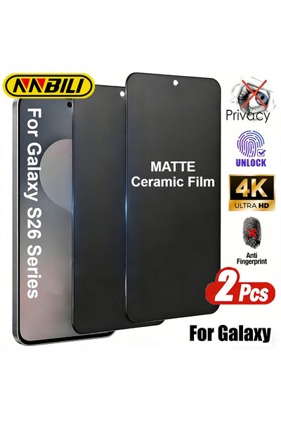 Choice18 Galaxy S24 Ultra Ceramic Film 2 Pieces NNBILI 2Pcs Matte Privacy Cer...