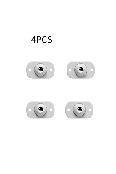 Choice 4pcs LA0100C 4/20Pcs Wheels For Furniture Stainless Steel Roller Self ...