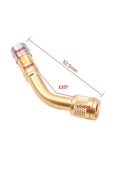 Choice14 1pcs Gold-135 45 90 135 For Motorcycle Truck Car Moto Bike Degree An...