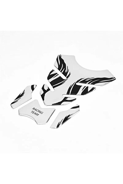 choice2 Rubber Silvery Universal Fuel Tank Sticker for Motorcycle Tank Pad Fi...