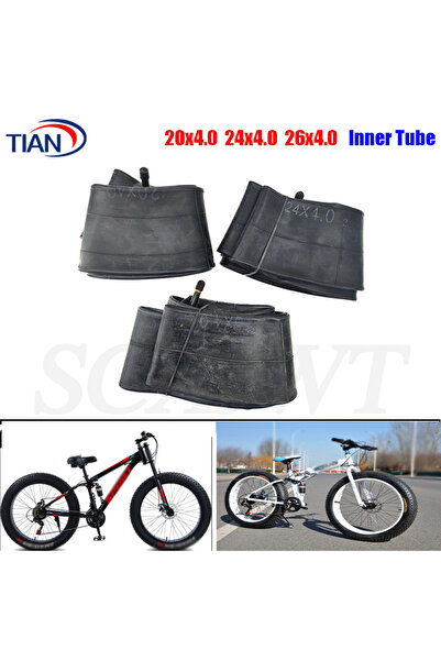 Choice Schrader Valve 26" 32mm 4.0 black 20/24/26 Inch Beach Bike Snow Bike I...