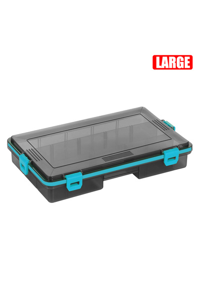 Choice Large Blue CAZULO waterproof fishing gear box, fishing equipment bait ...