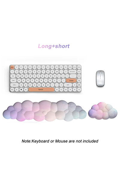 Choice 2 in 1 set3 Cloud Keyboard Wrist Rest Mouse Pad Wrist Support Keyboard...