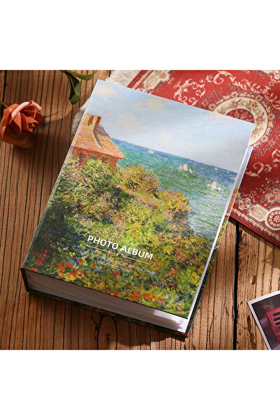 Choice C 5 Inch Insert Oil Painting Large Capacity Family Photo Album Book Co...