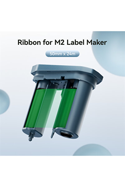 Choice6 Green Ribbon Special Carbon Ribbon for Niimbot M2 Label Printer Label...