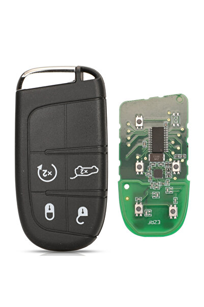 Choice5 for Compass 4 Buttons jingyuqin Aftermarket Smart Remote Key 433mhz 4...