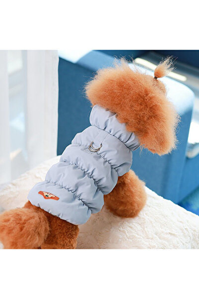 Choice13 M light blue Soft Warm Dog Clothes Winter Padded Puppy Cat Coat Jack...