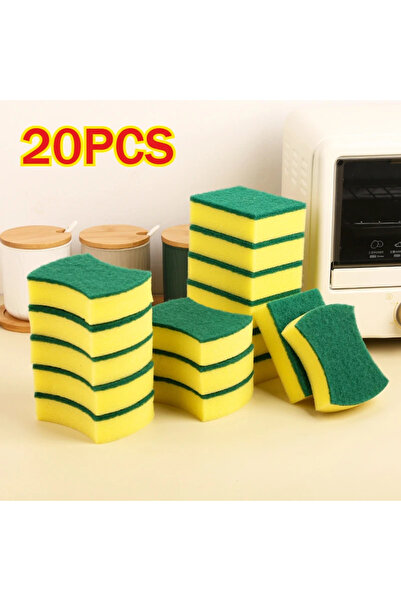 choice2 20PCS-Radian 50/1Pcs Kitchen Dishwashing Sponge Soft Absorbent Clean ...