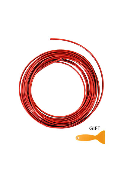 Choice1 5M Red 2026 Universal Car Moulding Decoration Flexible Strips 5M/3M I...