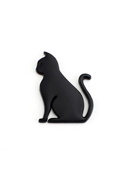 Choice black 1Pc 3D Cat Metal Sticker Covering Scratches Cute Animal Original...