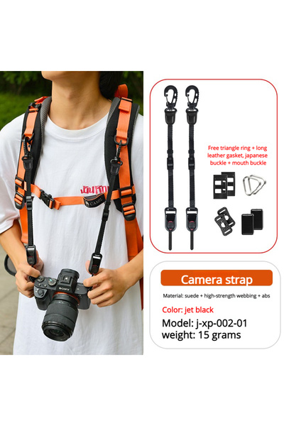 Choice8 J-XP-002-01 Pressure Reducing DSLR Adapter Backpack Strap Suitable fo...