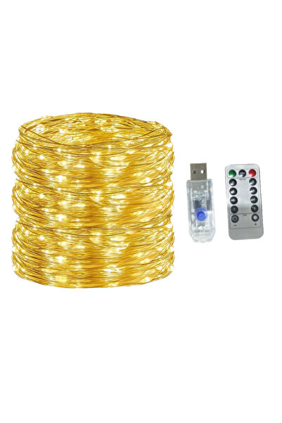 Choice 10M 100LEDs Warm 5M/10M/20M/30M USB 8Modes Remote Copper Wire LED Wate...
