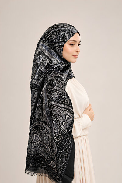 Ad Astra Scarf %100 Saf Hint İpeği Şal