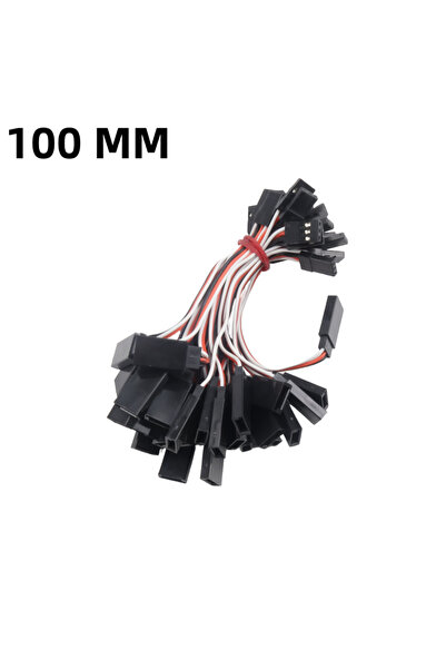 Choice 100 MM 10pcs RC Servo Extension Cord Cable Wire Lead JR For Rc Helicop...