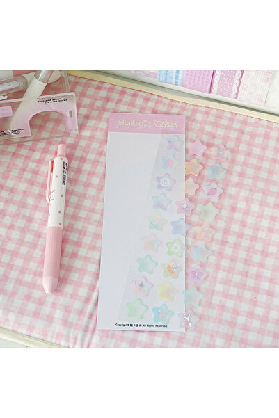 Choice5 Star Cute Bubble Stickers Hot Silver Deco Stickers Korean Stickers Sc...