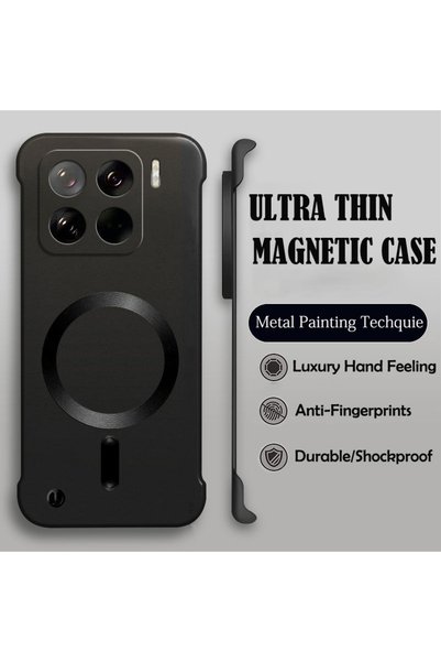 Choice xiaomi 14T pro Black Cool Slim Hard PC Magnetic Case For Magsafe XIAOM...