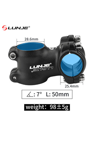 Choice 25.4x50mm 7Degrees Stem Mountain Bike Handlebar Stem 25.4/31.8mm Alumi...