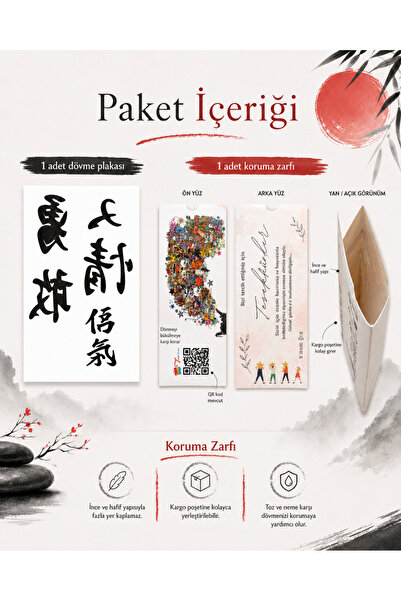 Queentrend Trendonline Felsefe Yazılı Geçici Vücut Dövmesi - Minimal Tattoo - Kol Bilek Boyun Uyumlu