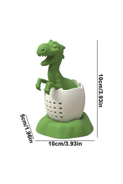 choice2 Dinosaur Infuser Tea Infuser Silicone Tea Strainer Black Tea Filter C...
