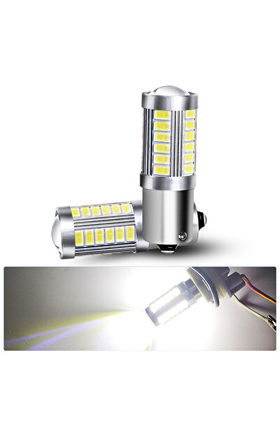 Choice6 white 2pcs 1156 BA15S P21W High Brightness 1200LM 5730 33SMD LED 2x 1...