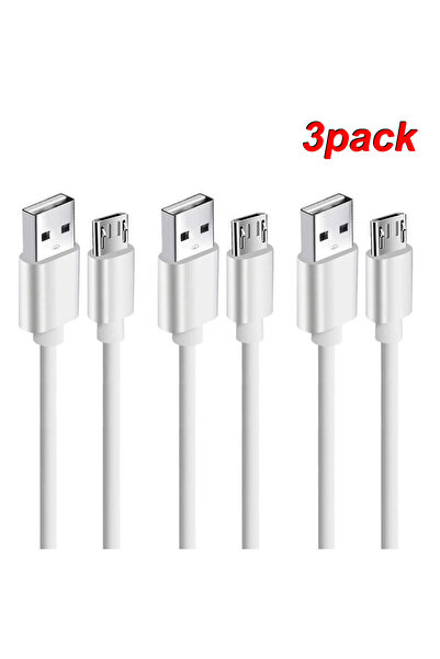 Choice 1m White NNBILI 3PCS Micro USB Cable 2.4A Fast Charging Wire Mobile Ph...