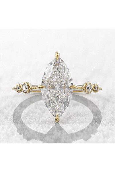 Choice1 6 F1495 Huitan AAA Crystal Marquise Cubic Zirconia Rings for Women Fa...
