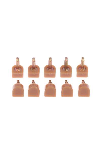 Choice9 apricot 10x10mm New 10Pcs Heel Repair Tips Pins Shoes Tips Taps Dowel...