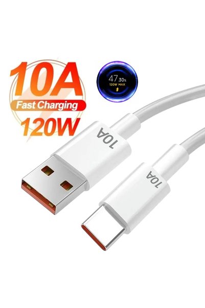 Choice كابل USB نوع C بطول 1.5 متر وقوة 10 أمبير 120 واط للشحن السريع الفائق ...