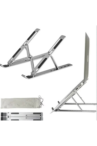 choice2 LHJ-DNZJ Portable Aluminum Laptop Stand Foldable Lap Top Base Noteboo...