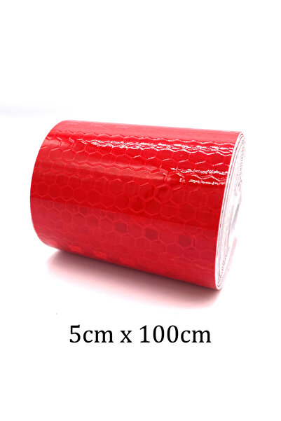 Choice5 Red 5cm x 1M Safety Mark Warning Reflective Tape Strip Car Reflective...
