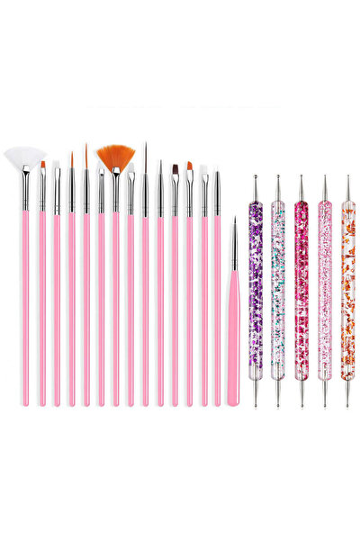 Choice1 07 5/20Pcs Nail Art Brush Design Tip Painting Drawing Carving Dotting...