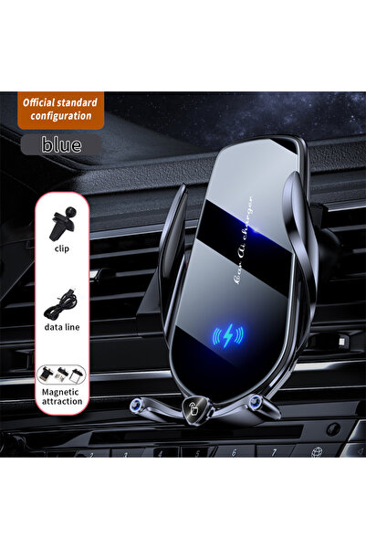 Choice10 VIKEFON Blue with Cable 1 Car Magnetic Wireless Charger Phone Holder...