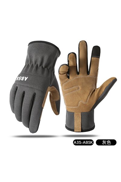 Choice M Dark Grey High Performance Multi-Purpose Light Duty Work Gloves For ...