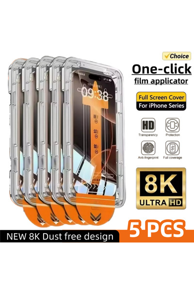 Choice20 iPhone 13 mini High Definition 5 Pieces 5PCS Easy Install High Defin...