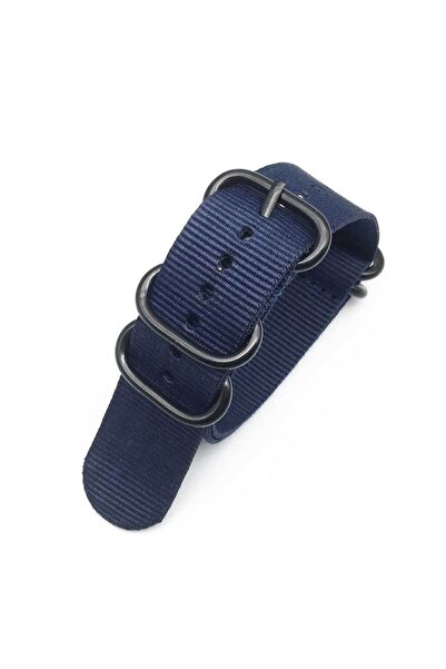 Choice 18mm Blue Multicolor Watch Strap Nylon Black Ring Buckle 18mm 20mm 22m...