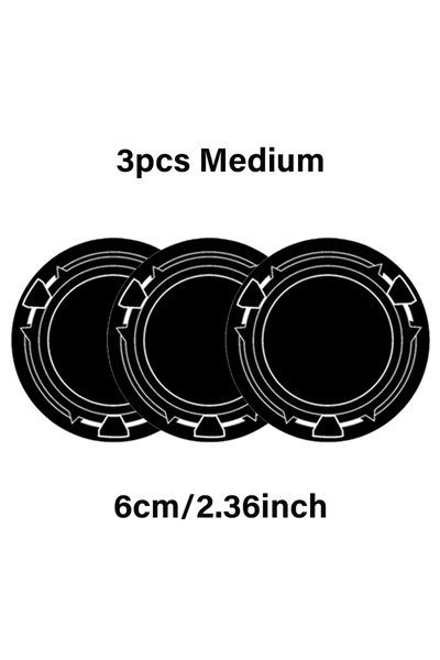 Choice4 C-3pcs-6cm 1/3pcs New 6/9cm Metal Plate Ring For Magsafe Magnetic Car...