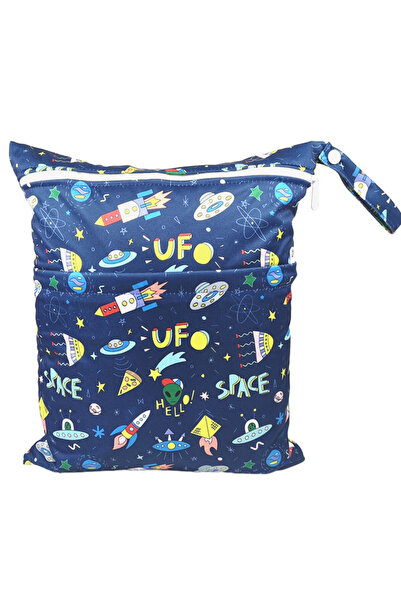 Choice W169 [Sigzagor] Wet Dry Bag With Two Zippered Baby Diaper Nappy Waterp...