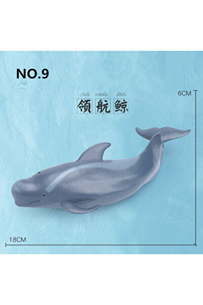 Choice11 pilot whale 12 Styles Simulated Marine Sea Life Whale Shark Model Oc...