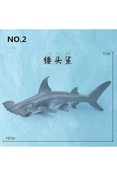 Choice4 Hammerhead shark 12 Styles Simulated Marine Sea Life Whale Shark Mode...
