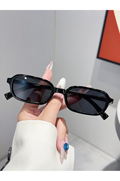 Choice8 C7Black 1PC/4Pcs Fashionable Mixed Glasses Set, Oval Glasses, Chic Bl...