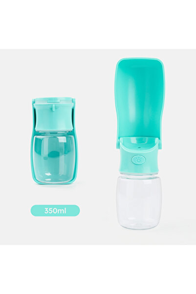 Choice green 1pc 350ml Portable Folding Outdoor Water Bottle for Pets, 350ml