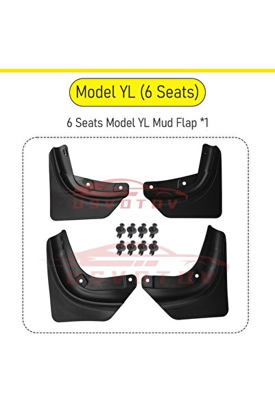 Choice YL (6 Seats) Protect Paint Mud Flap for Tesla Model 3 Y YL Accessories...