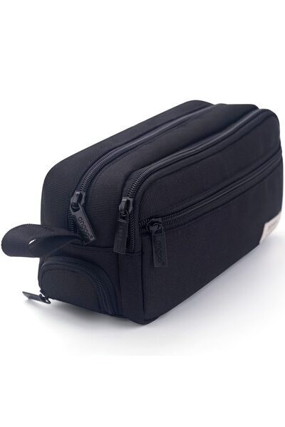 Choice black Large Capacity Multi-Functional Pencil Case Three-Layer Statione...