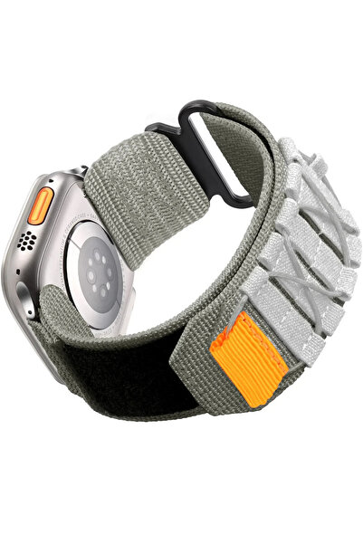 Choice32 42mm 44mm 45mm 49mm grey Nylon Strap for Watch 11/10 46mm 42mm Ultra...