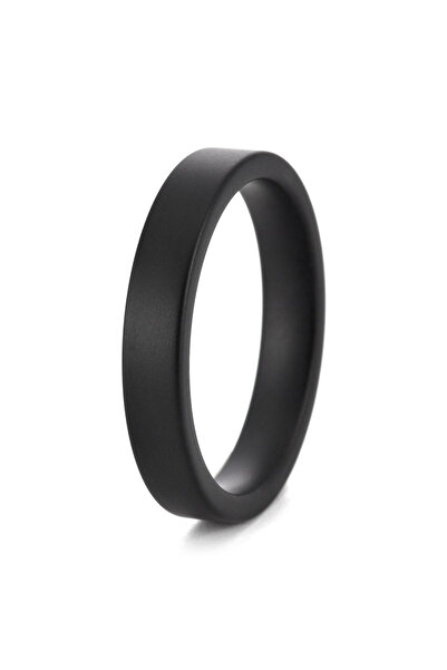 Choice11 9 4mm Minimalist Black Ceramic Ring 4mm/6mm/8mm Matte Finish Wedding...