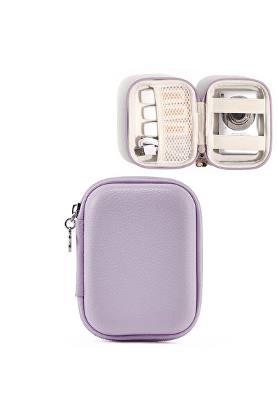 Choice3 Purple Digital Camera Case for CAMKORY, Small Travel Compact Camera H...